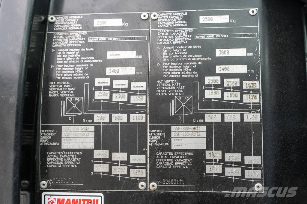 Manitou MC 25.4 Diesel forklifts