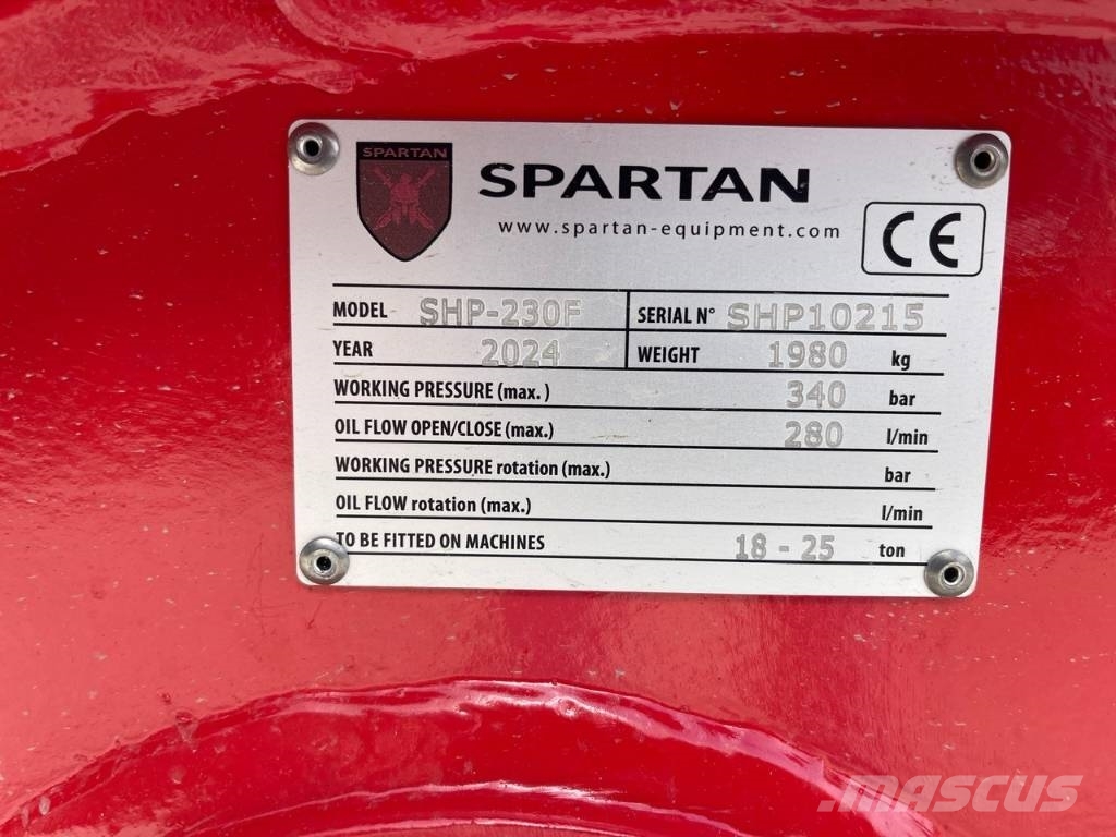 Spartan SHP-230F Concrete Crusher Machine weight 18-25t Knusere