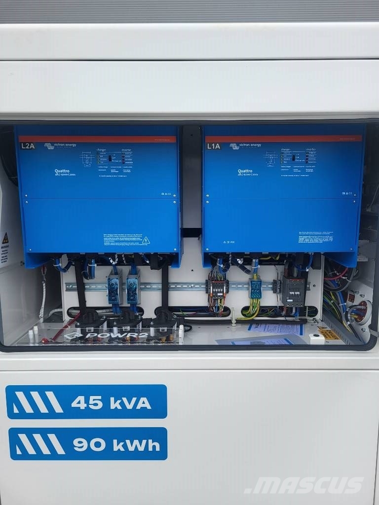 POWR2 Powerbank PRO 45kVA/ 90kWh Hybrid generatorer