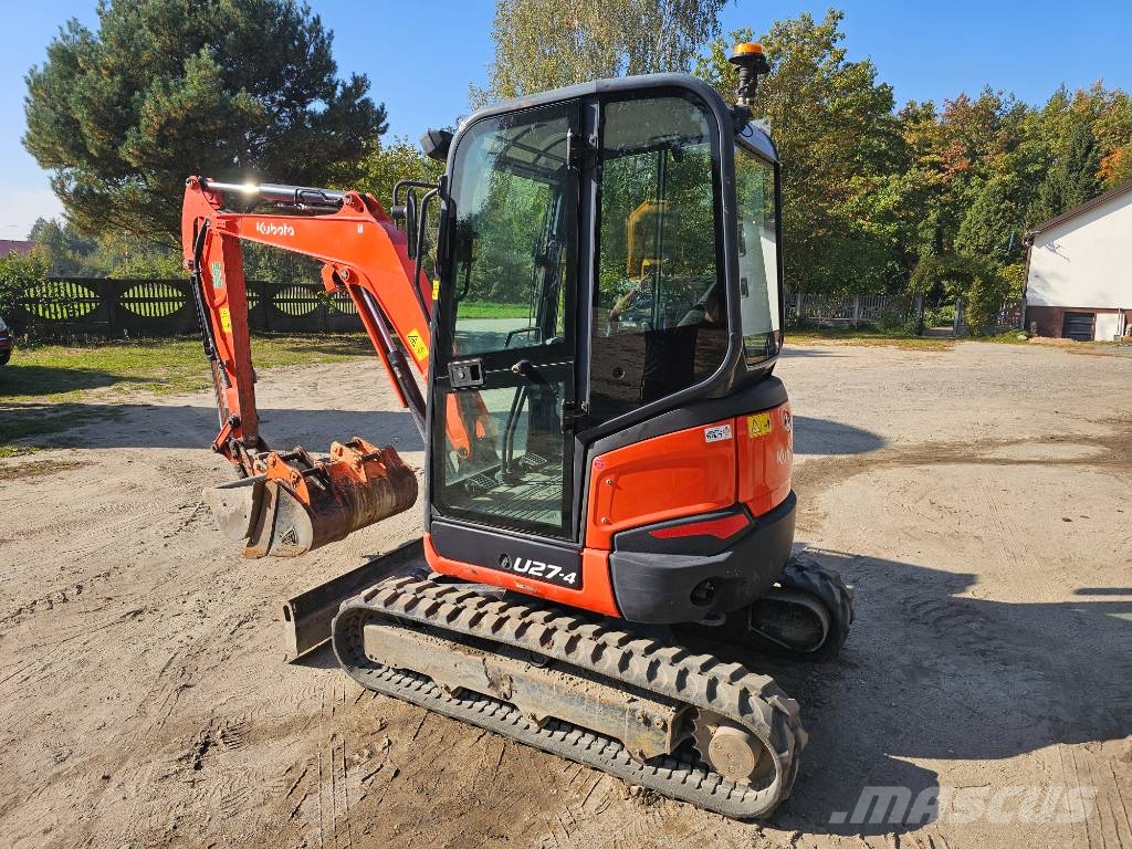 Kubota U 27-4, jak KX27, 8026, 302.7, ECR25 Minigraafmachines < 7t