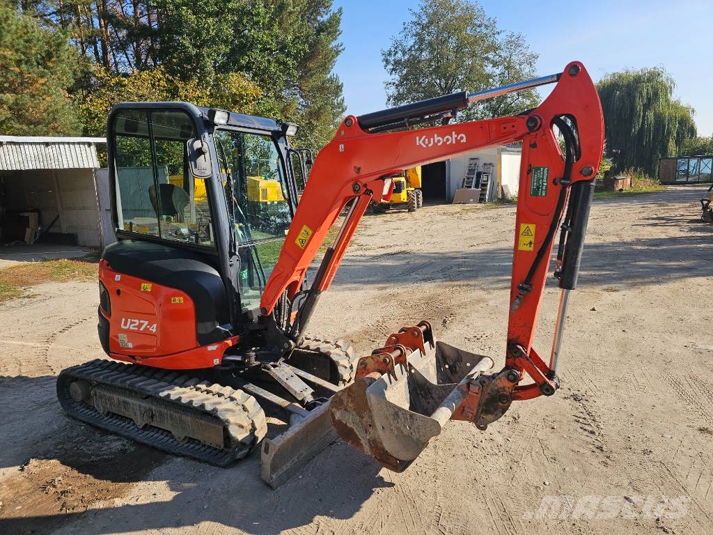 Kubota U 27-4, jak KX27, 8026, 302.7, ECR25 Minigraafmachines < 7t