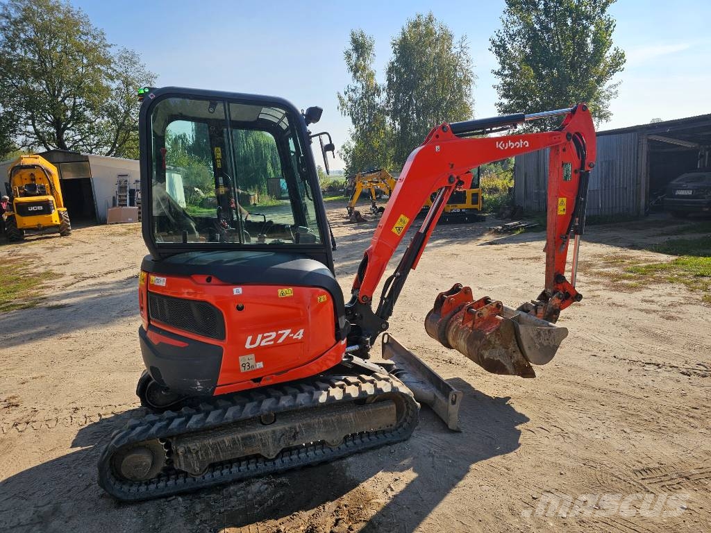 Kubota U 27-4, jak KX27, 8026, 302.7, ECR25 Minigraafmachines < 7t
