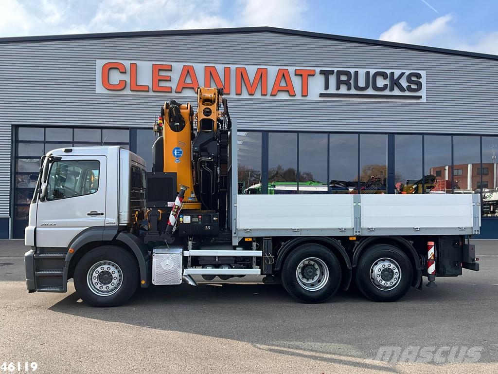 Mercedes-Benz Axor 2633 Effer 52 Tonmeter laadkraan + Fly-Jib Ju 全路面起重機/吊車