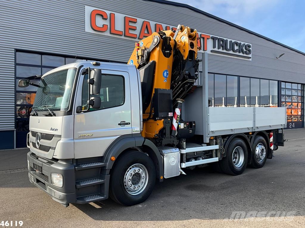Mercedes-Benz Axor 2633 Effer 52 Tonmeter laadkraan + Fly-Jib Ju 全路面起重機/吊車
