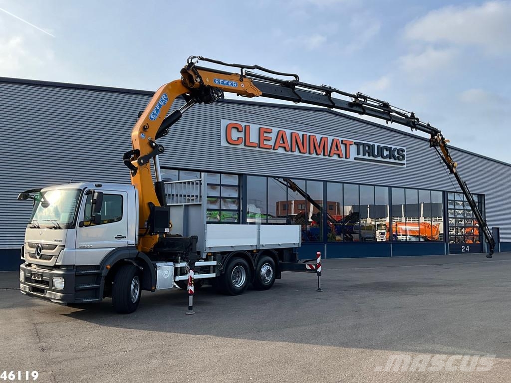 Mercedes-Benz Axor 2633 Effer 52 Tonmeter laadkraan + Fly-Jib Ju 全路面起重機/吊車
