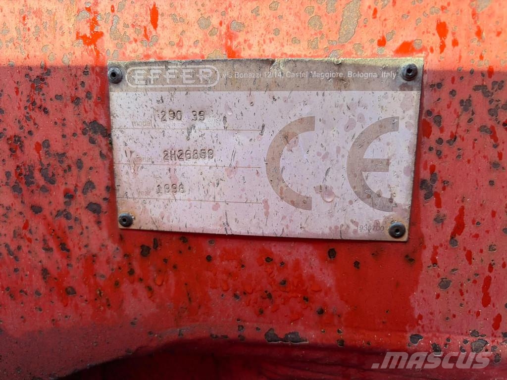 Mercedes-Benz Actros 2643 Kipper Crane Effer 250 6x4 V6 Manual G Bañeras basculantes usadas