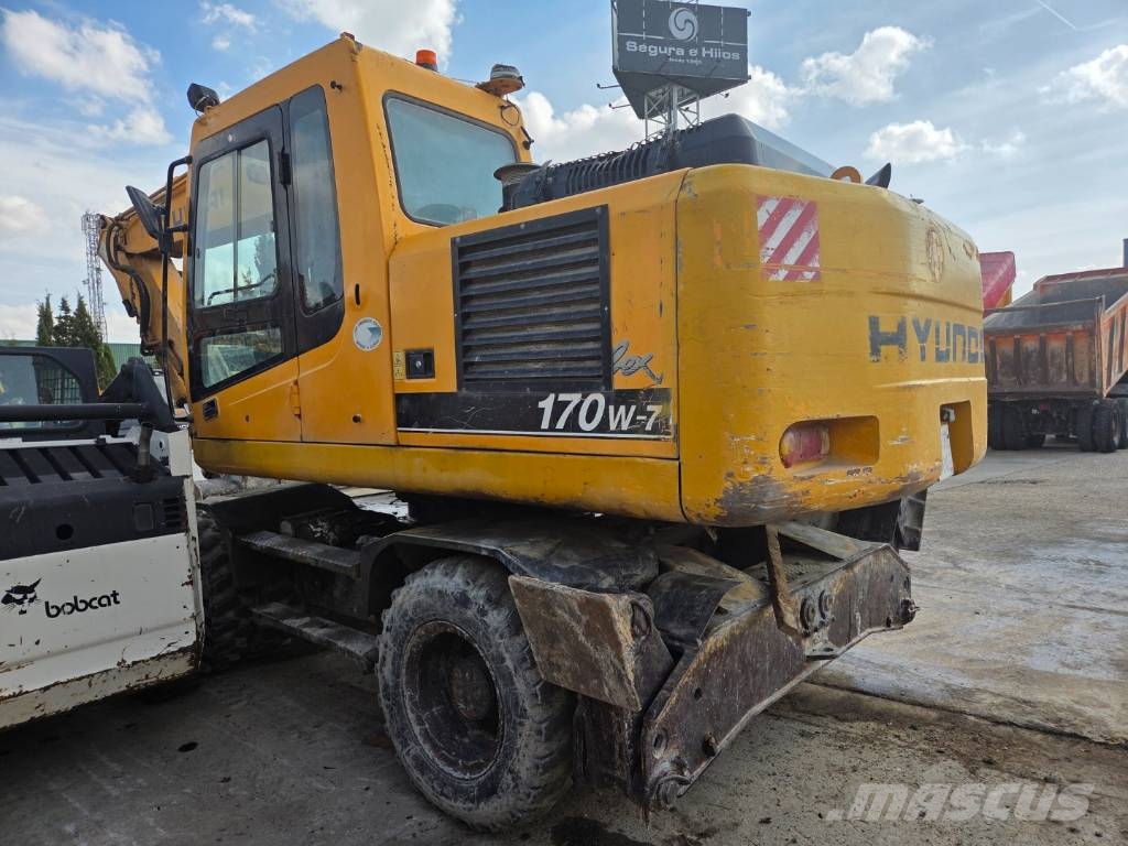 Hyundai Robex 170 W-7 Gravemaskiner på hjul