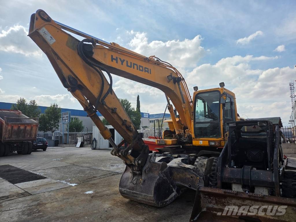 Hyundai Robex 170 W-7 Gravemaskiner på hjul