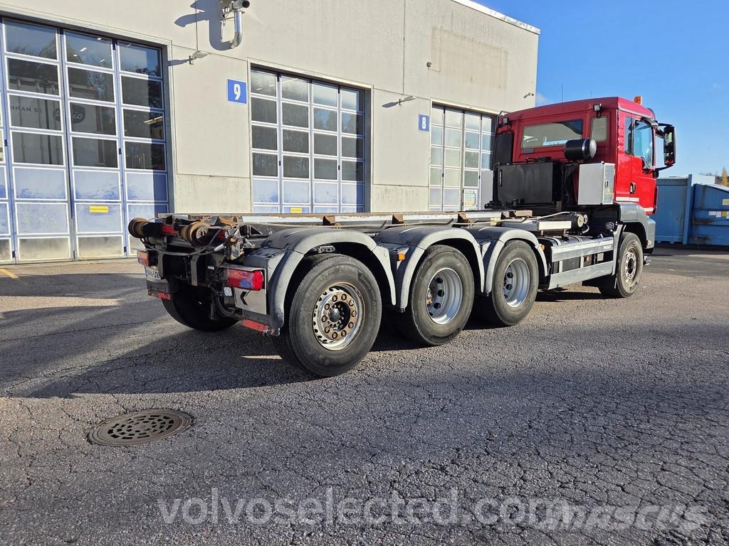 MAN TGS 440hp  8x4 Pajakulma 25tn -vaijerilaite, pituu Koukkulava kuorma-autot