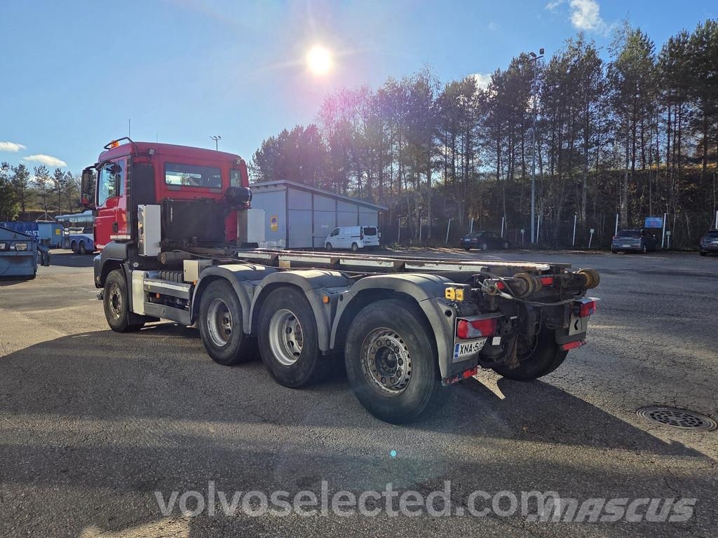 MAN TGS 440hp  8x4 Pajakulma 25tn -vaijerilaite, pituu Koukkulava kuorma-autot