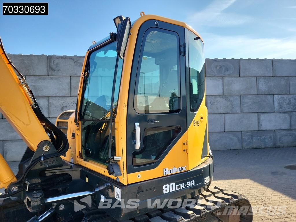 Hyundai R80 CR-9A A/C - 3 Buckets Minibagger < 7t
