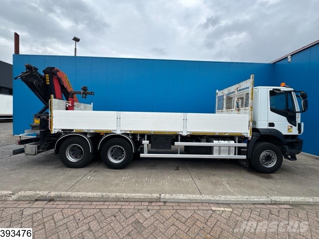 Iveco Stralis 360 X-way 6x4, EURO 6, Paldinger, Remote, Platte bakwagens