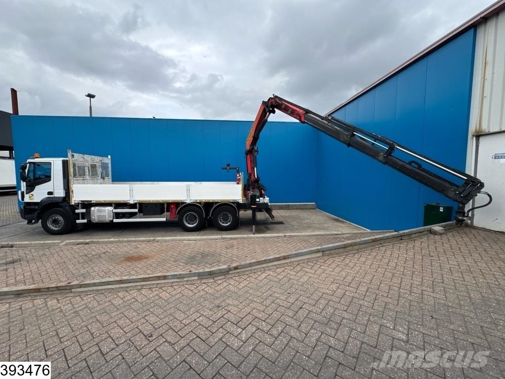 Iveco Stralis 360 X-way 6x4, EURO 6, Paldinger, Remote, Platte bakwagens