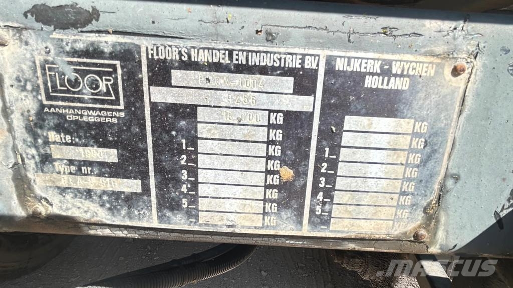 Floor FLA-9-91B 2 asser | laadbak | laadklep | opslag | Skappåbygg