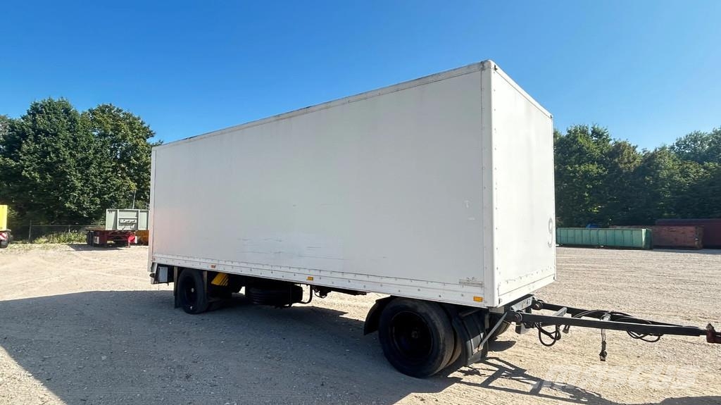Floor FLA-9-91B 2 asser | loadlift | drum brakes | BPW | Gesloten opbouw trailers