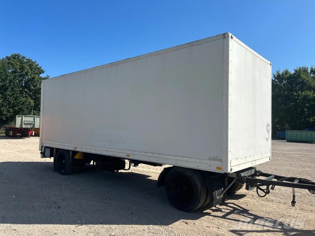 Floor FLA-9-91B 2 asser | loadlift | drum brakes | BPW | Gesloten opbouw trailers