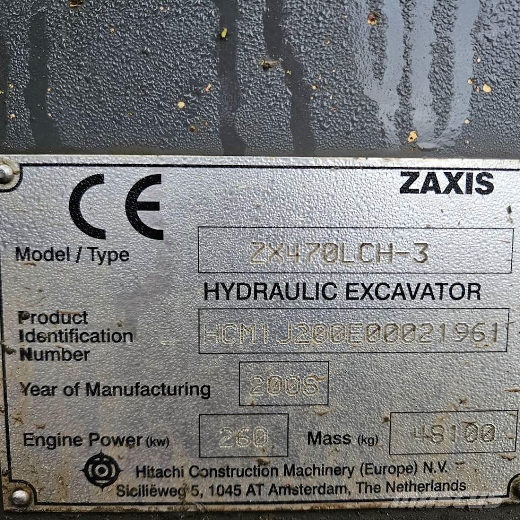 Hitachi ZX 470 LC H-3 履带挖掘机
