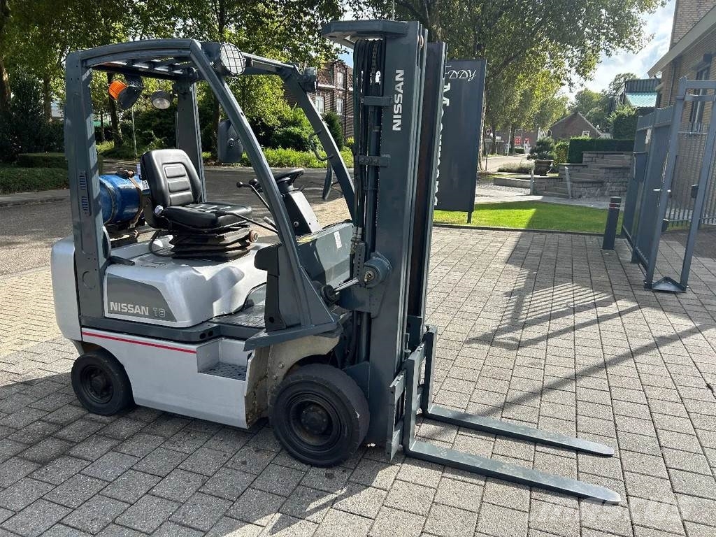 Nissan 1.8 Heftruck Περονοφόρα ανυψωτικά κλαρκ με φυσικό αέριο LPG