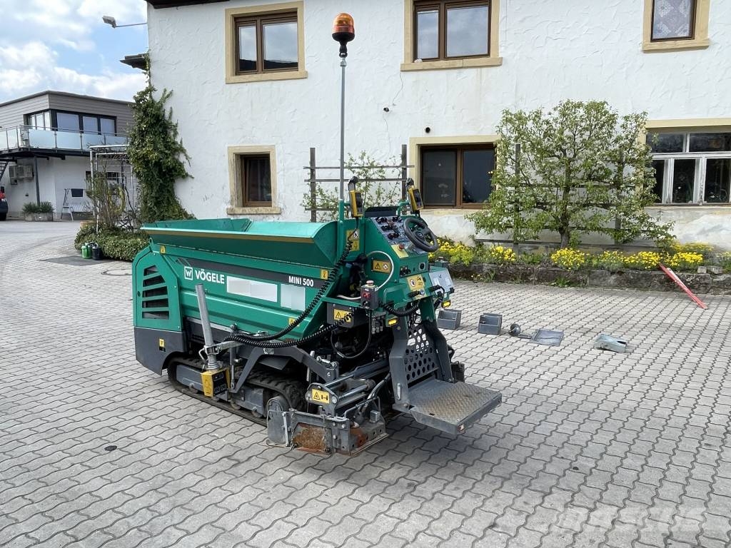 Vögele Mini 500 Raupenfertiger mit 2 Kopf Ultraschall معدات السفلتة