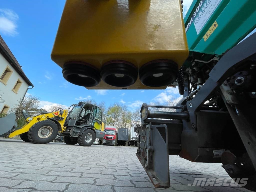 Vögele Mini 500 Raupenfertiger mit 2 Kopf Ultraschall معدات السفلتة