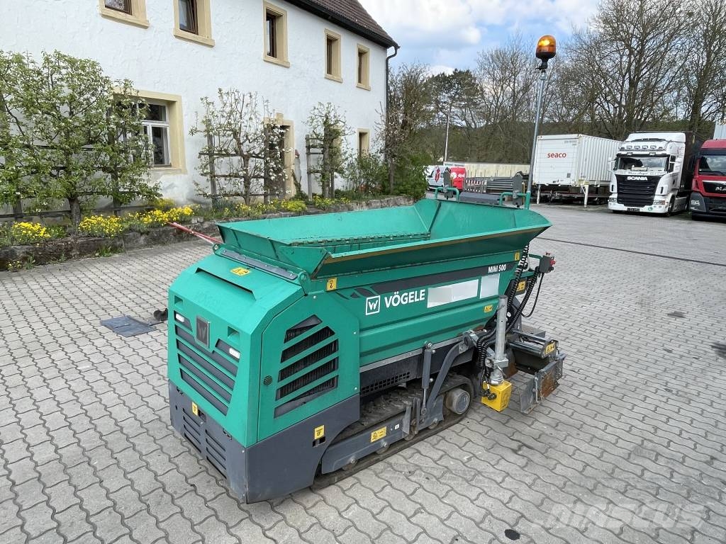 Vögele Mini 500 Raupenfertiger mit 2 Kopf Ultraschall معدات السفلتة