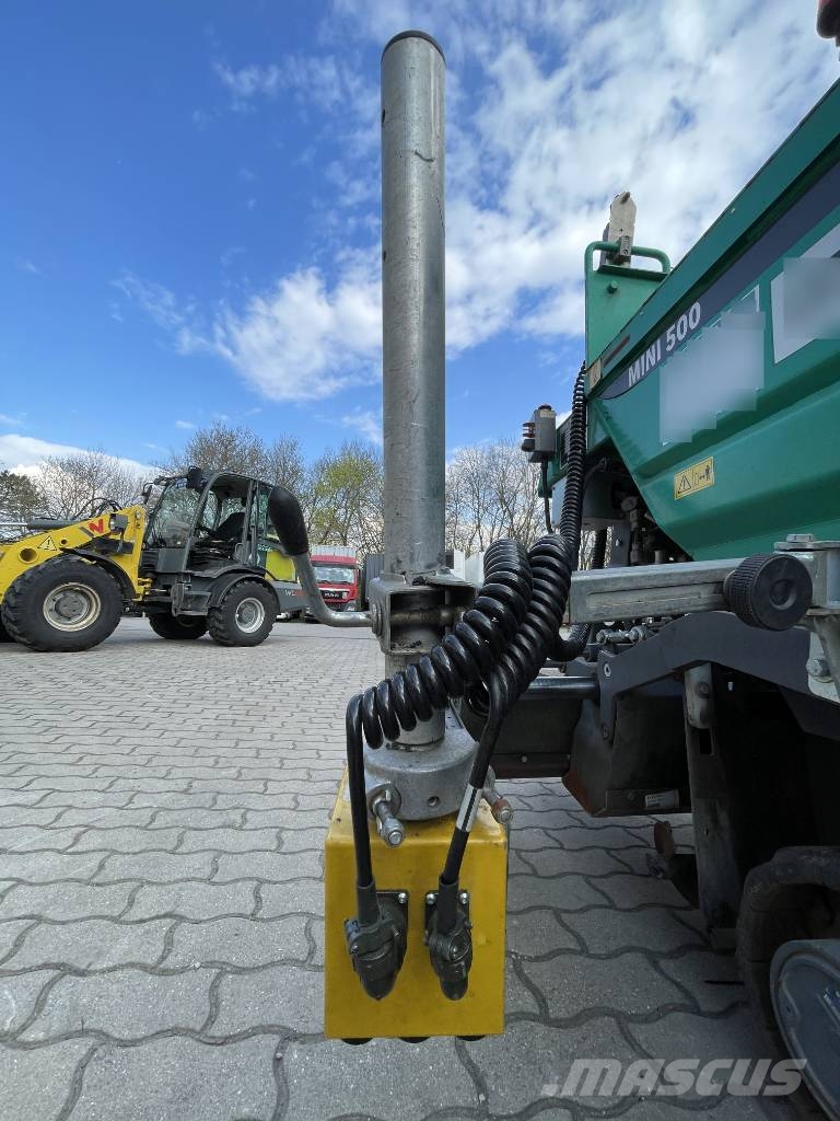 Vögele Mini 500 Raupenfertiger mit 2 Kopf Ultraschall معدات السفلتة