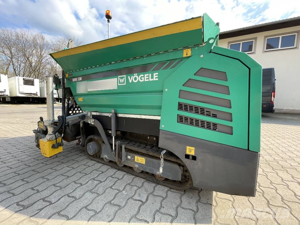 Vögele Mini 500 Raupenfertiger mit 2 Kopf Ultraschall معدات السفلتة