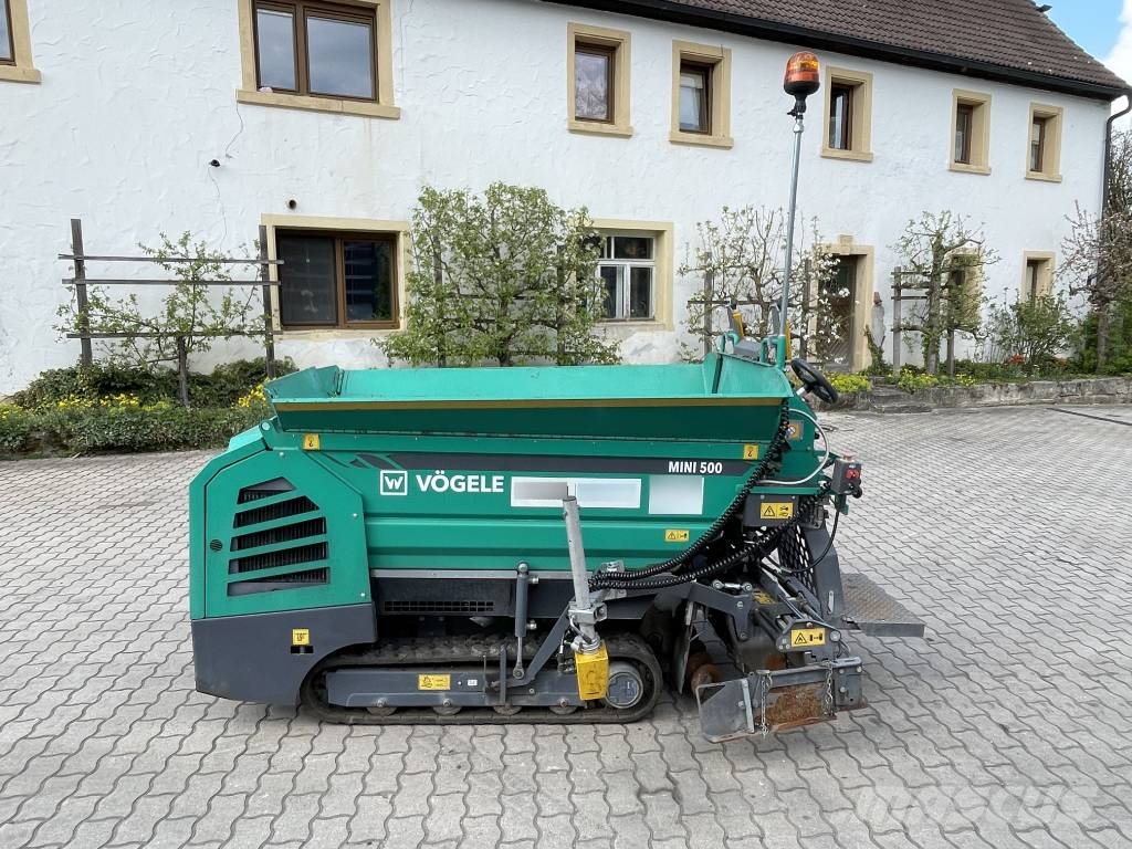 Vögele Mini 500 Raupenfertiger mit 2 Kopf Ultraschall معدات السفلتة