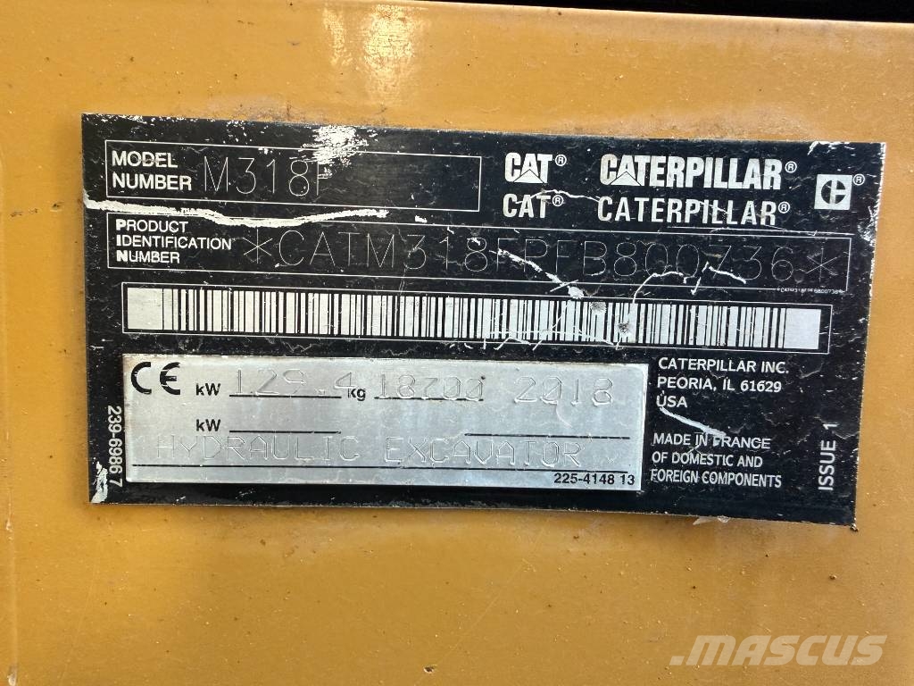 CAT M318F Excavatoare cu roti