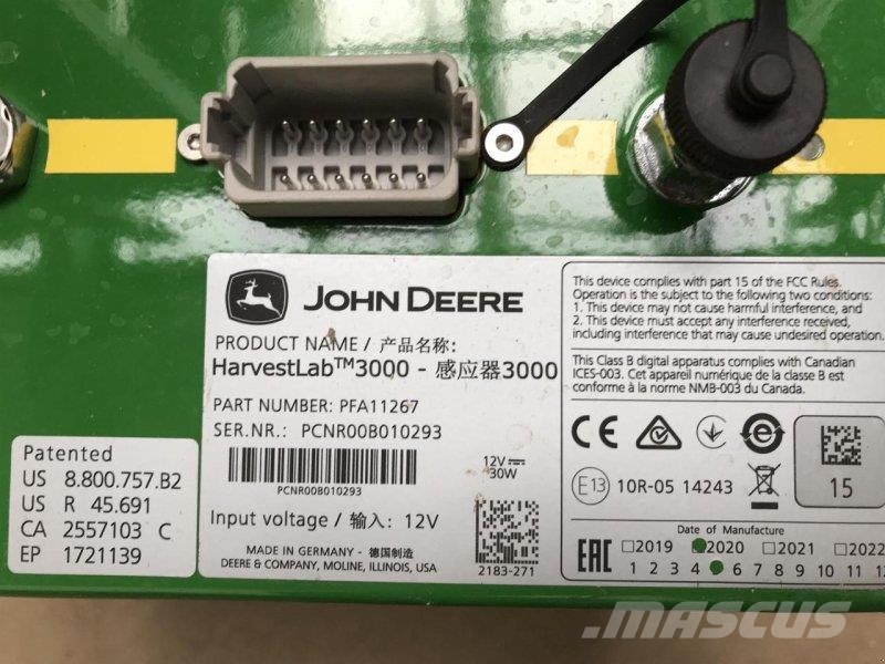 John Deere HarvestLab 3000 Other tractor accessories
