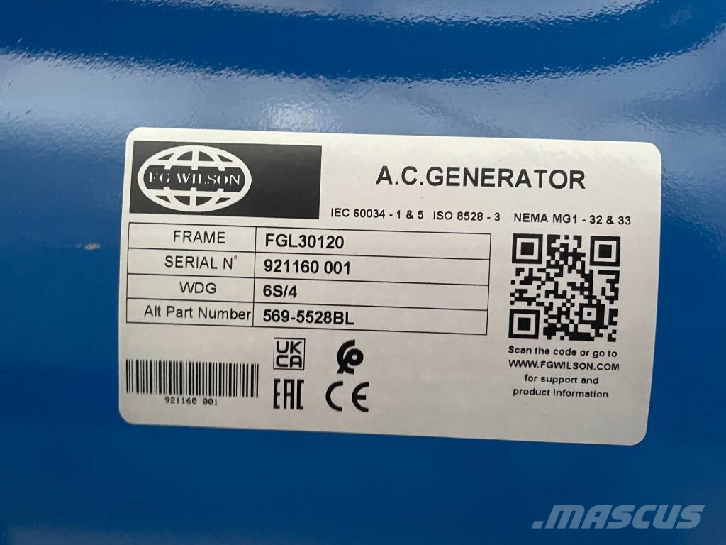FG Wilson P220-3 - 220 kVA Open Genset - DPX-16012-O Diesel generatoren