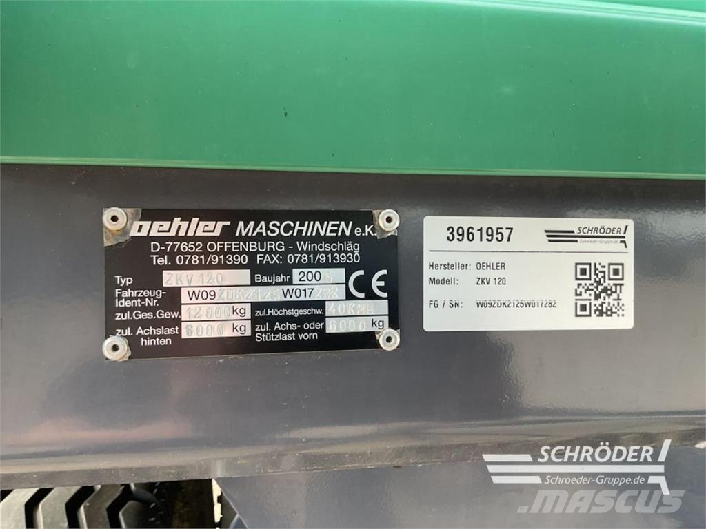 Oehler ZKV 120 Remorci cu scop general