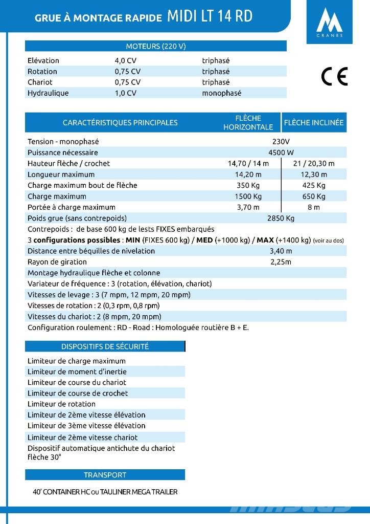 Midi LT 14.14 RD-XP Autokrane