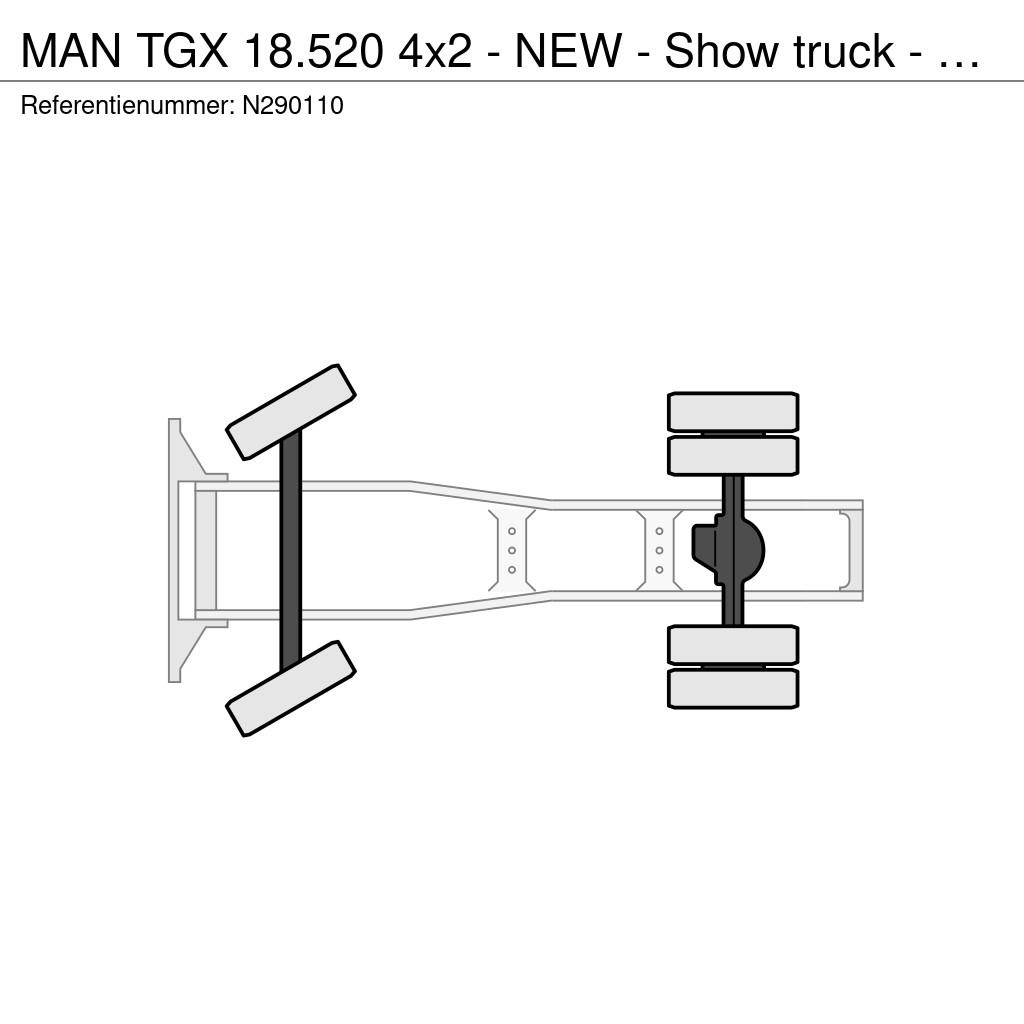 MAN TGX 18.520 4x2 - NEW - Show truck - Retarder - Nig Trekkvogner
