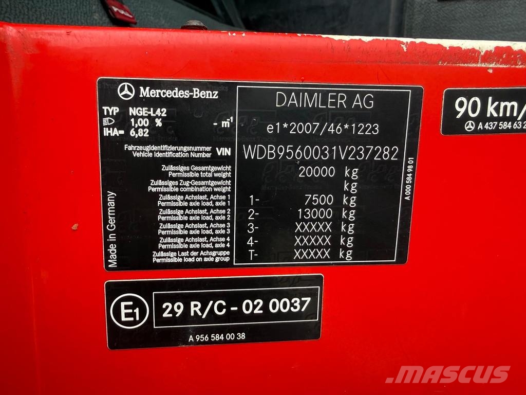 Mercedes-Benz Econic 1835 4x2 JOAB + EURO6 Απορριμματοφόρα