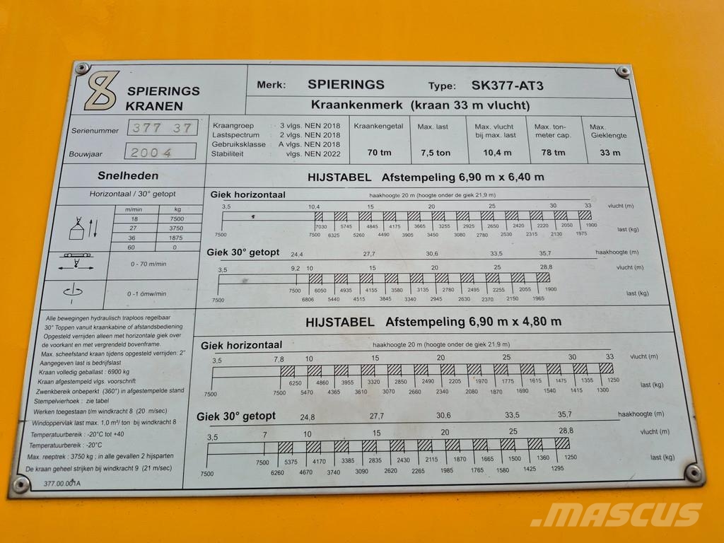 Spierings SK377-AT3 رافعات صالحة لكل أنواع الطرق