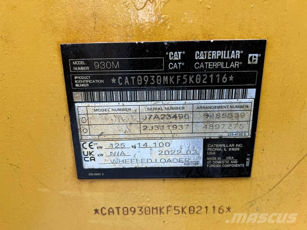 CAT 930M Kolesni nakladalci