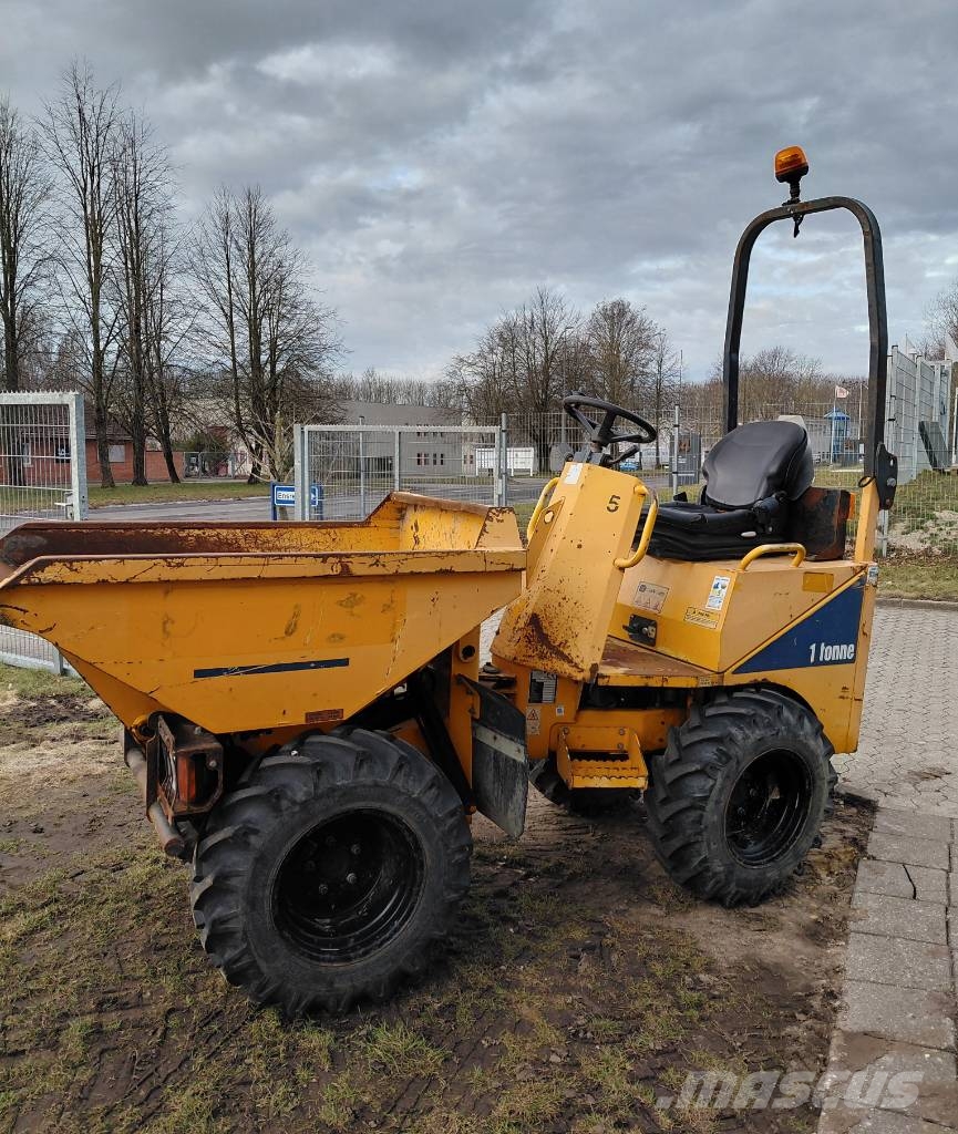 Thwaites 1 Tonne m/højtip عربات نقل قلابة للمواقع