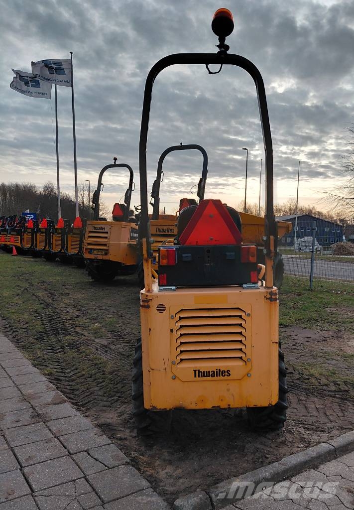 Thwaites 1 Tonne m/højtip عربات نقل قلابة للمواقع