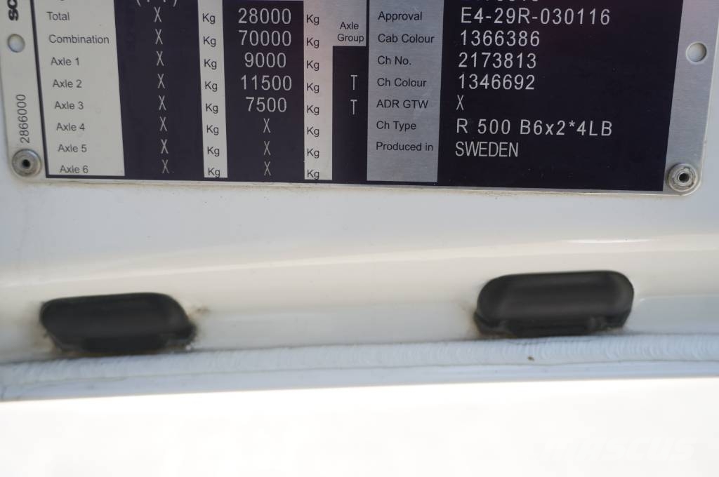 Scania R500 Hook-Up Refrigerated Truck KIESLING 20 EPAL Грузовики-Рефрижераторы