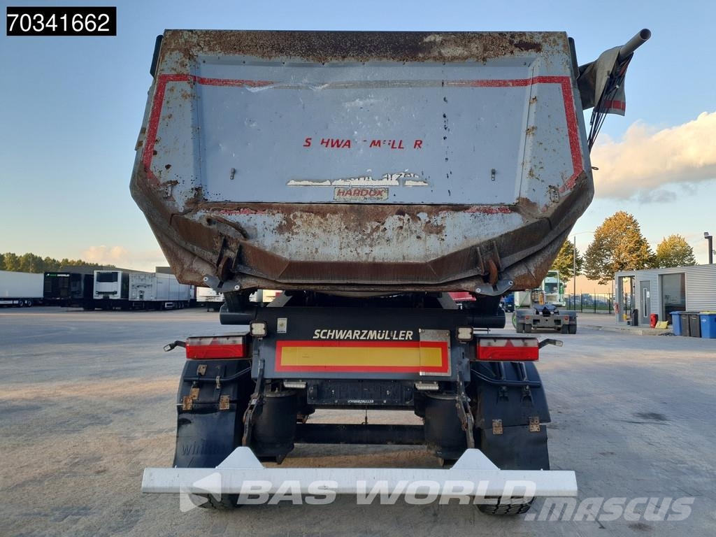 Schwarzmüller SM 25m3 Lift Axle SAF SIO Piekabes pašizgāzēji