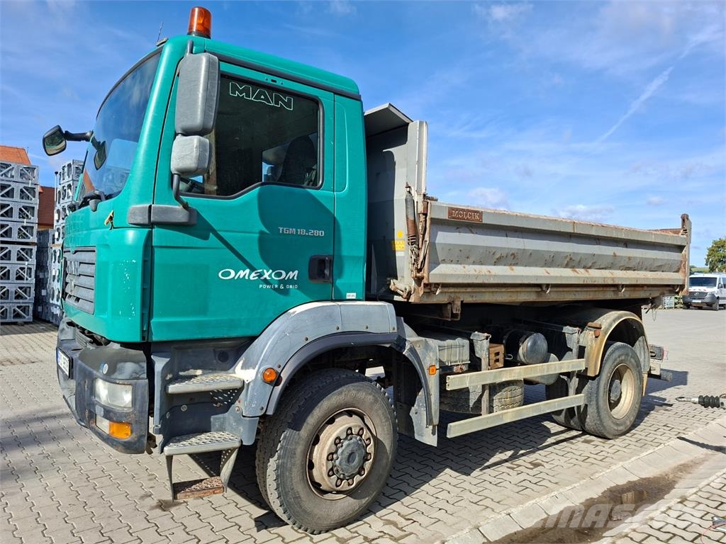 MAN TGM 18.280 4X4 BB Kipper