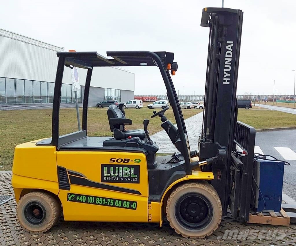 Hyundai 50 B-9, Gabelstapler, Forklift 5t, 5,9m Elektrikli forkliftler