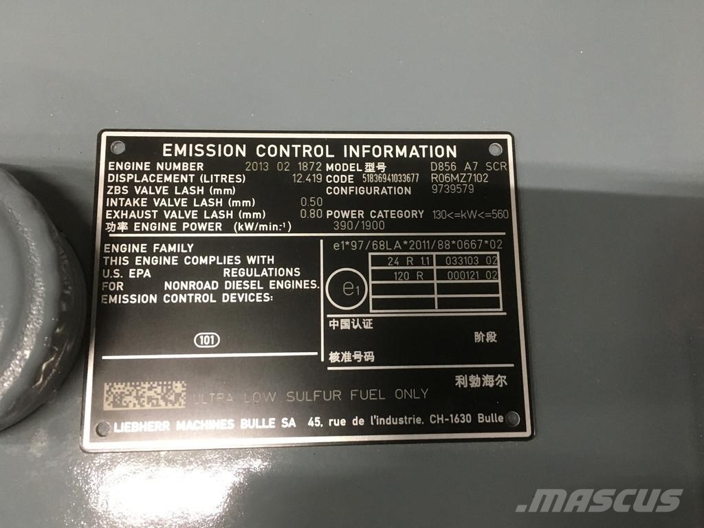 Liebherr D856 A7 NEW Motori za građevinarstvo