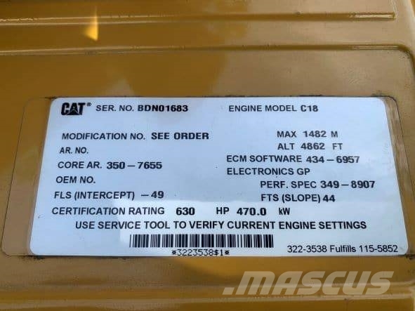 CAT C18 Građevinarstvo – ostalo