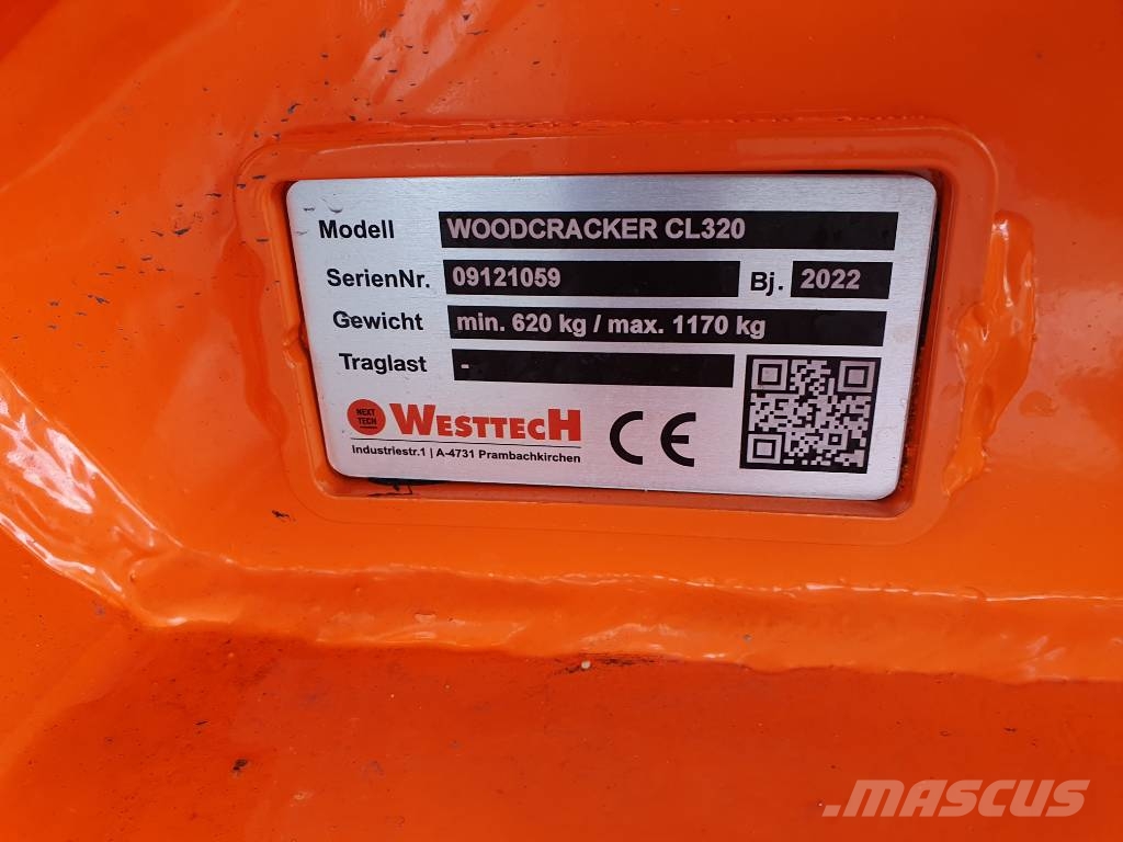 Westtech Woodcracker CL320 Fällgreifer 2022 DEMO Harvester heads