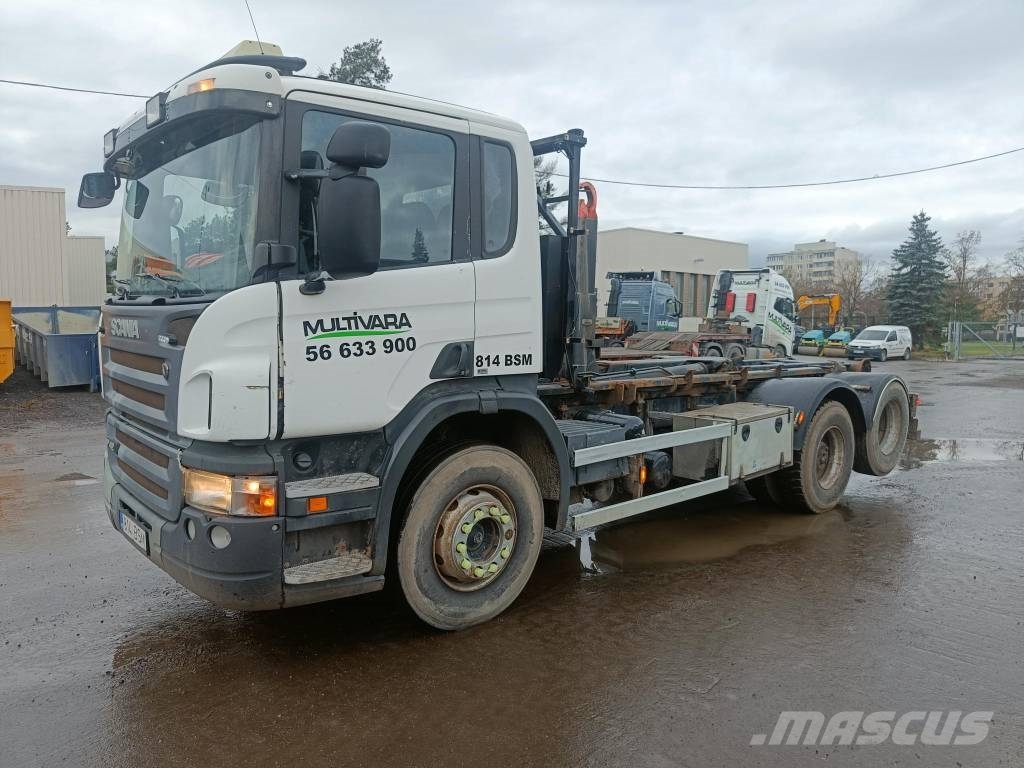 Scania P 420 Vrachtwagen met containersysteem