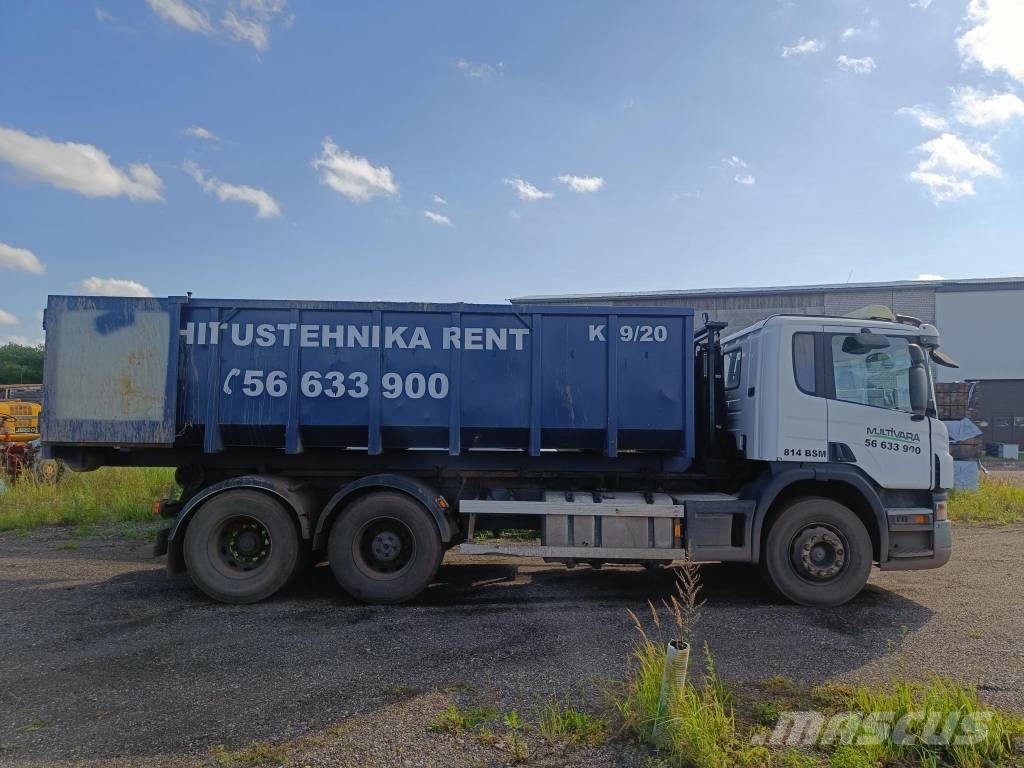 Scania P 420 Vrachtwagen met containersysteem