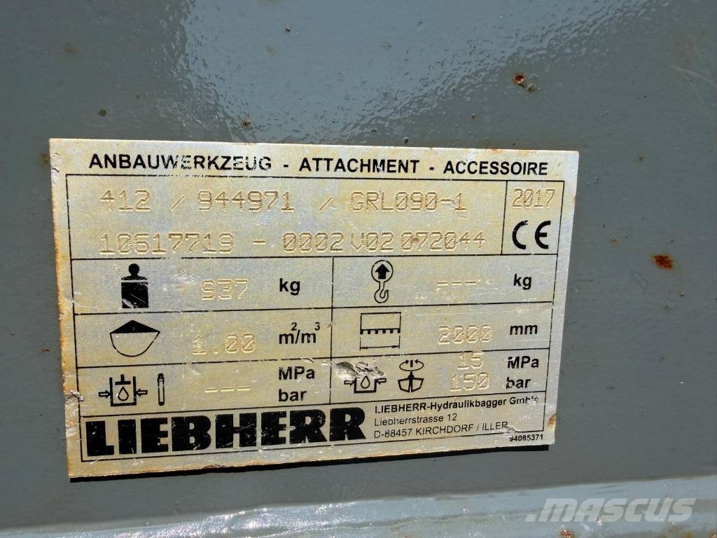 Liebherr R 922 L Bagri goseničarji