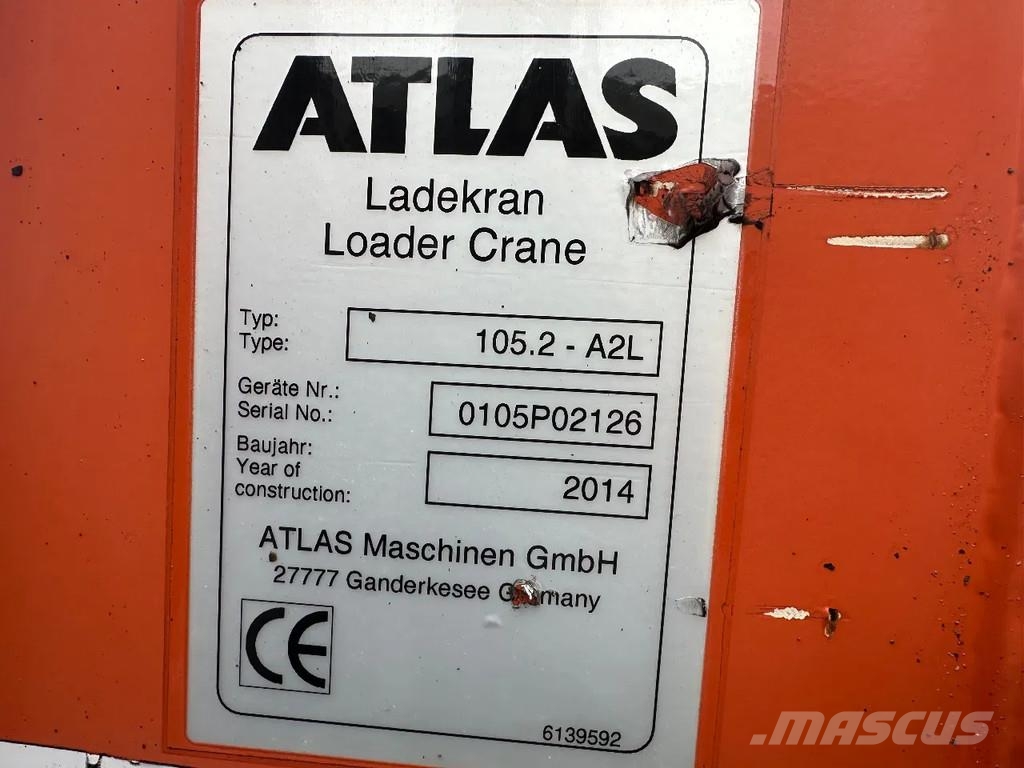 Atlas 105.2 - A2L Crane / Kraan / Autolaadkraan / Ladekr Loader cranes